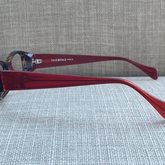 Face a Face Paris Women Eyeglasses Red Toroise Glasses Frame - Picture 10 of 11